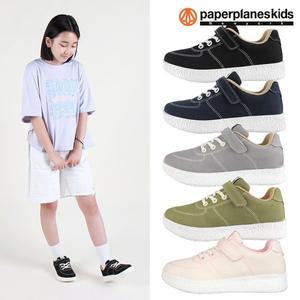 [페이퍼플레인키즈]까발로키즈 어린이 아동 발 편한 데일리핏 운동화 경량 벨크로 신발 초등 학생 쿠션