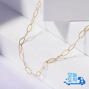 14K 18K 니모 타원 체인 금 목걸이