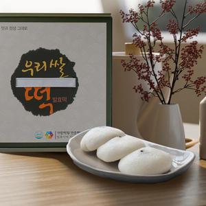 전통방식 기정떡 막걸리발효떡 삼나무찜통 건강간식 증편