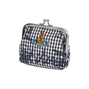 프레임 동전 지갑 56010006W W011T O302 GINGHAM/VW BLACK [VWW301]