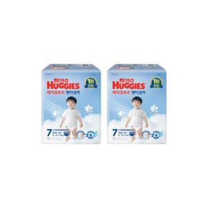 하기스 매직컴포트 썸머 팬티형 7단계 공용 34매 X 2팩