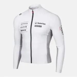 래쉬가드 JQS SP223EKT58-WHT SWISS SKI 인스파이어드 래쉬가드 집업 자켓   WHT