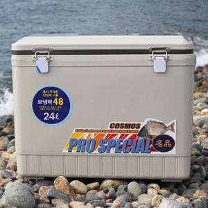 코스모스 낚시 아이스박스 24리터 화이트 낚시용 쿨러 WJ-712