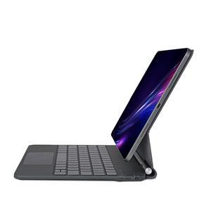 iPad Air 11인치(M3 /M2, 2025 /2024), Pro 11(4세대 /3세대 /2세대 /1세대) 및 5세대용 모비 매직 키보드 케이스, 멀티터치 트랙패드, 백라이트