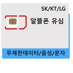 LG SK KT 알뜰 유심 요금제 LTE 알뜰폰 USIM 칩 데이터 무제한