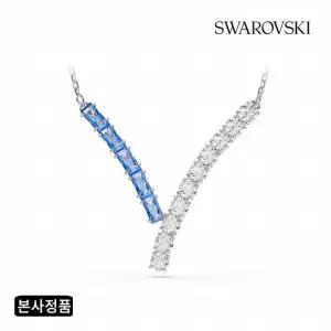 [/본사정품] Matrix 블루 로듐 V자형 목걸이 5732265