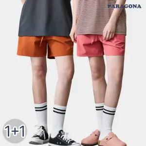 [파라고나] 2장세트 에코 나일론 스판 3부 숏 밴딩 팬츠 5color W25SP201