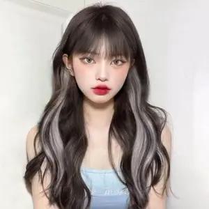헤어 스타일링 고급 붙임머리 트렌드 변신 핀가발 컬 (WFGHM1G)