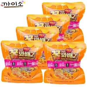 꿀먹은 꽈배기 미니 (24봉입)104g x5