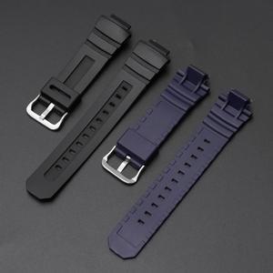스트랩 20mm 카시오 AW-590/AW-591 AWG-M100 G-7700/G-7710 용 TPU 고무 시계 밴드 스트랩 액세서리 교체