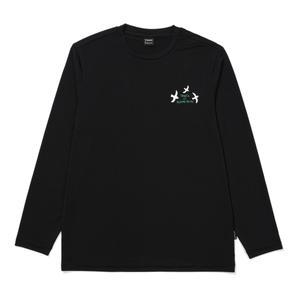 [롯데백화점]트렉스타 25S/S 아발로네 남성 프린팅 티셔츠_블랙_VS-TS09081