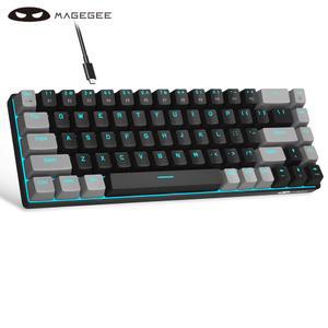 DS Q9 DS 컴팩트 PC 휴대용 MAGEG H8 백라이트 OO 기계식 게임용 WINDOWS 68 사무용 LED MK BOX 키보드 유선 미니 60