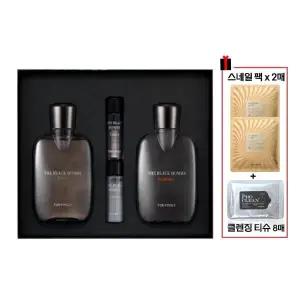 [롯데백화점]토니모리 [선물포장] 더 블랙 옴므 2종 세트 (스네일팩 2매+클렌징티슈 증정)