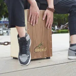gecko 카혼 드럼박스 스네어 리듬 게코 드러머 CL50 밴드 스틸 손드럼