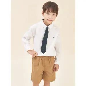 [BEANPOLE KIDS] [Essential] 옥스포드 셔츠 & 넥타이 세트  화이트 (BI5864UE31)