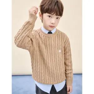 [BEANPOLE KIDS] [BEANPOLE KIDS] [BEANPOLE KIDS] [Essential] 면 케이블 풀오버 니트  베이지 (BI5851UE1A) (BI5851UE1A) (BI5851UE1A)