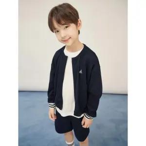 [BEANPOLE KIDS] 집업 자켓 & 반바지 & 반소매 3PCS 상하세트  네이비 (BI5741U01R)