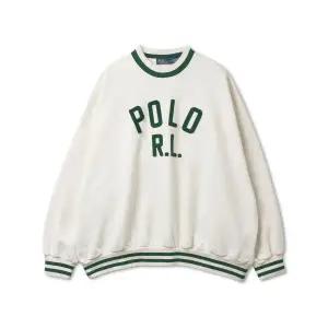 Polo Ralph Lauren 폴로 랄프로렌 [10 ]W 로고 플리스 스웨트셔츠-화이트 WMPOKNINFB20706-100 367521