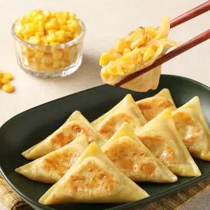콘치즈만두 1kg 쫄깃바삭 달달한 옥수수콘 군만두