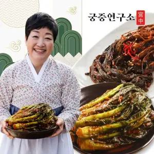 궁중연구소 여수 돌산갓김치 3kg+고들빼기 2kg (한복선의 궁중비법)