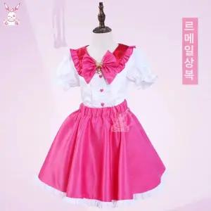 티니핑 시리즈 하츄핑 코스프레 공주 드레스 여아동용 원피스 캐릭터 코스튬
