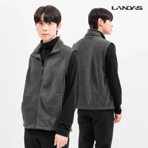 [랜더스][루페코리아] 랜더스 동계용 폴라폴리스 겨울 조끼 베스트 LD40W 멜란지