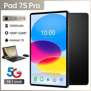 2025 새로운 오리지널 패드 7s 프로 태블릿 10.1인치 스냅드래곤 8 Gen3 HD 안드로이드 15 탭 22GB+2TB 100