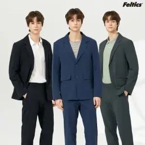 남성 컴포터블 캐주얼 수트 셋업 2종  F508M)_638092