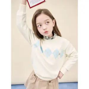 [BEANPOLE KIDS] [BEANPOLE KIDS] [BEANPOLE KIDS] 아가일 그래픽 스웨트 셔츠  아이보리 (BI5941U020) (BI5941U020) (BI5941U020)