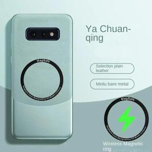 삼성 갤럭시 S10e S22 S21 S20 S23 S24 FE Ultra S10 Plus 커버 S10e 케이스 용 Magsafe 무선 자기 충전 케