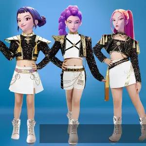 케이팝 데몬헌터스 할로윈 의상 케데헌 헌트릭스 조이 코스튬 코스프레 데몬헌터즈