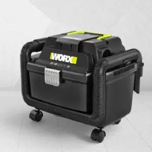 웍스 WU037 업소용 충전 건식 습식 진공 청소기 블로워 집진기 산업용 전동 휴대용 WORX