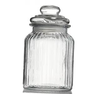 캔들재료 일자단지자투명 캔들용기 향초용기 공병 1000ml 4개