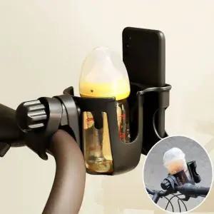 2in1 유모차 핸드폰 컵홀더 자전거 물병 물통 거치대 (WFK3UDB)