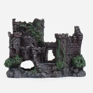 비타리토 수족관 인테리어 17.5x7x13cm 성벽 레드 (WFK3TUW)
