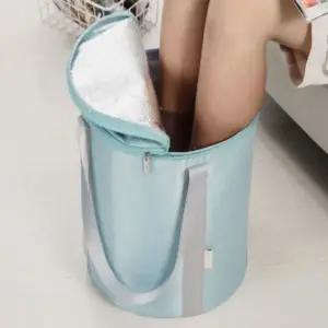 [셀러에이드]하이풋 접이식 족욕 바스켓 종아리 휴대용 발족욕기