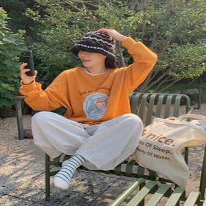프링 루즈 오버핏 맨투맨 (3color)