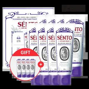 센.토 프라임 고불소 잇.몸케어 치약 프레쉬민트향 120g 8개 +잇몸케어4개