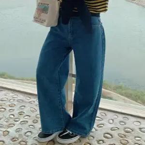 2417 중청 와이드 일자핏 데님 (one color)