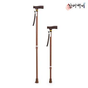 실버백세 DH-101 지팡이 노인 고령자 환자 목발 효도