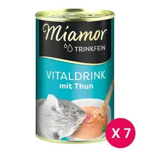 미아모아 바이탈 드링크 참치 135ml x 7개 고급육수음료