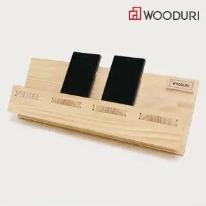 우드리 목공체험 가족사랑 휴대전화 거치대 목공 교구 DIY 키트 만들기 수업 교육 영상 제공