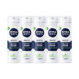 니베아 맨 센서티브 쉐이빙 거품타입 폼 200ml x 5개