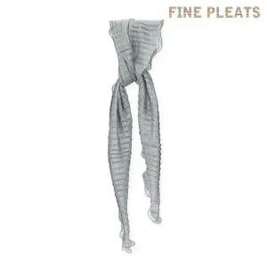 [FINE PLEATS] 피네 플리츠 볼레로 스카프 라이트 그레이