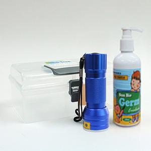 [태양] 손씻기 교육 실습세트 (UV램프 + 형광로션250ml)