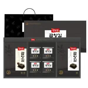 광천김 곱창김 프리미엄 혼합 선물세트/캔김/전장김/구운김