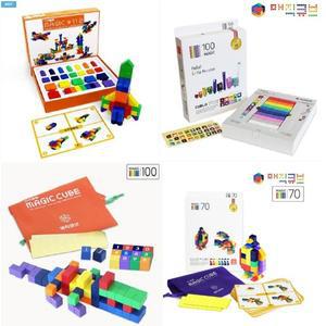 매직큐브 시리즈 70pcs 100pcs 112pcs 큐블로 리틀몬스터 국산자석큐브 유치원큐브 자석블록