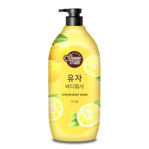 샤워메이트 유자 바디워시 1200g 2개