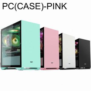 컴퓨터케이스 DLM22 RGB 강화유리 핑크