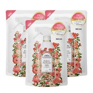 르샤트라1802 섬유탈취제 피오니부케향 리필 360ml × 3개